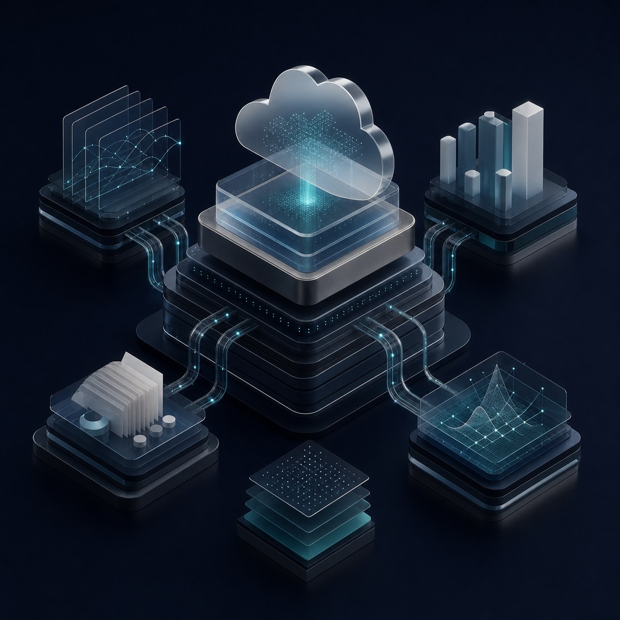 An interconnected cloud-native platform bringing transactions, accounting, analytics and risk together.